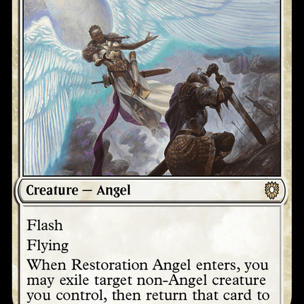 Restoration Angel [Bloomburrow Commander]
