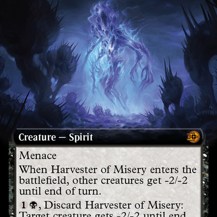 Harvester of Misery (Extended Art) [The Big Score] Foil