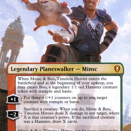 Minsc & Boo, Timeless Heroes (Borderless) [Commander Legends: Battle for Baldur's Gate]