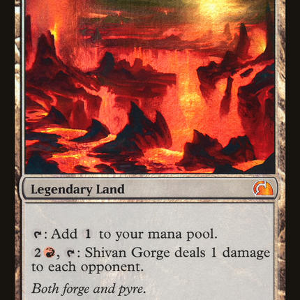 Shivan Gorge [From the Vault: Realms] Foil