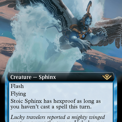 Stoic Sphinx (Extended Art) [Outlaws of Thunder Junction] Foil