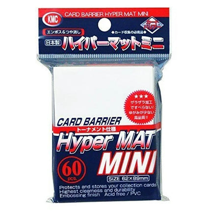 KMC 60CT Japanese sized Hyper MAT sleeves - White