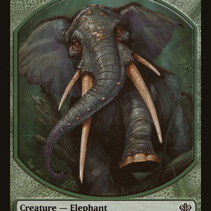 Elephant [Duel Decks: Garruk vs. Liliana Tokens]