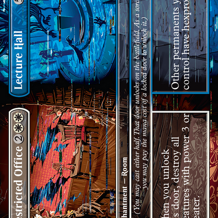 Restricted Office // Lecture Hall (Borderless) [Duskmourn: House of Horror]