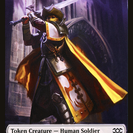 Human Soldier [Double Masters Tokens]