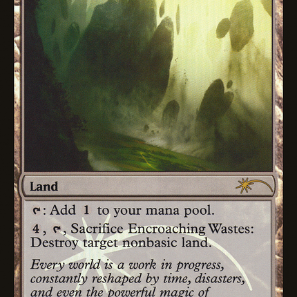 Encroaching Wastes [Friday Night Magic 2014] Foil