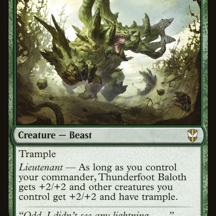 Thunderfoot Baloth [New Capenna Commander]