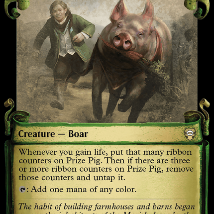 Prize Pig (Showcase) [Tales of Middle-earth Commander]