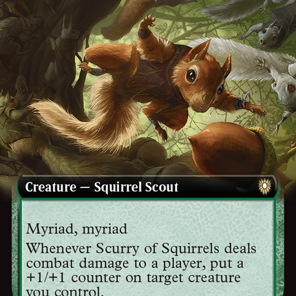 Scurry of Squirrels [Bloomburrow Commander]