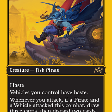 Fearless Swashbuckler (First-Place Foil) [Aetherdrift] Foil