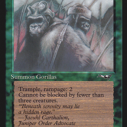 Gorilla Berserkers (Closed Mouth) (076) [Alliances]