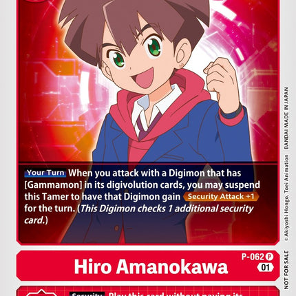 Hiro Amanokawa [P-062] (Official Tournament Pack Vol.5) [Promotional Cards]