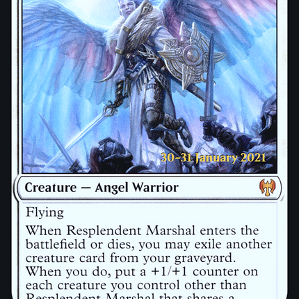 Resplendent Marshal [Kaldheim Promos] Prerelease Foil