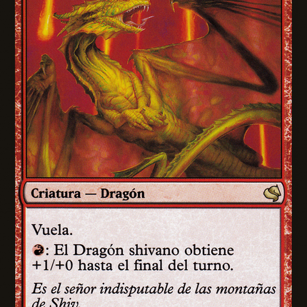 Shivan Dragon - Dragón shivano  [Salvat 2011]