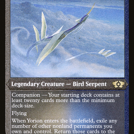 Yorion, Sky Nomad (companion) [Multiverse Legends] Etched Foil