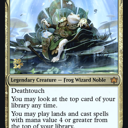 Glarb, Calamity's Augur [Bloomburrow Promos] Prerelease Foil