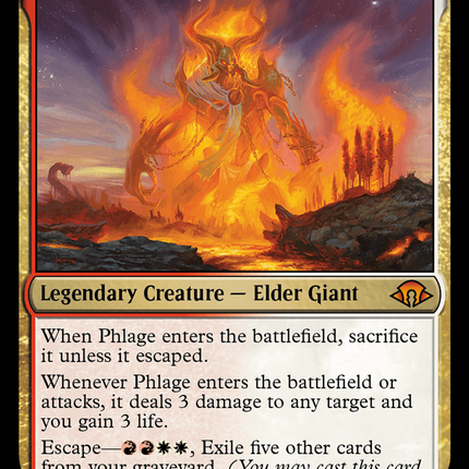 Phlage, Titan of Fire's Fury [Modern Horizons 3] Foil