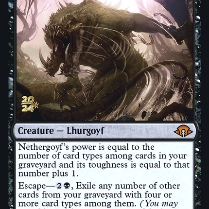 Nethergoyf [Modern Horizons 3 Promos] Prerelease Foil