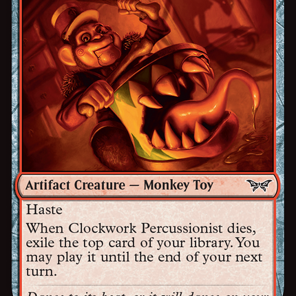 Clockwork Percussionist [Duskmourn: House of Horror] Foil