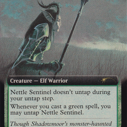 Nettle Sentinel (Extended Art) [Secret Lair Drop] Foil