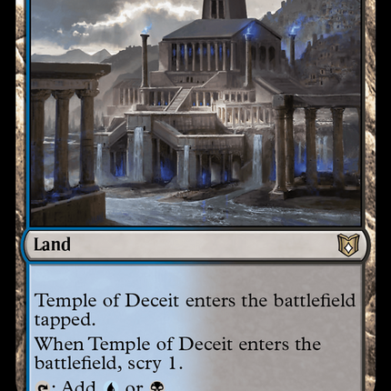 Temple of Deceit [Wilds of Eldraine Commander]