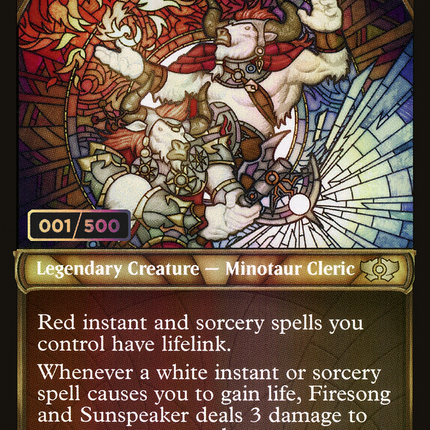 Firesong and Sunspeaker (Showcase) [Multiverse Legends] Serialized Foil