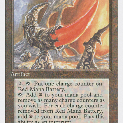Red Mana Battery [Fourth Edition]