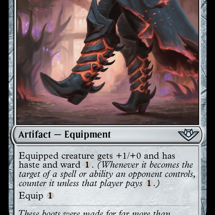 Lavaspur Boots [Outlaws of Thunder Junction] Foil