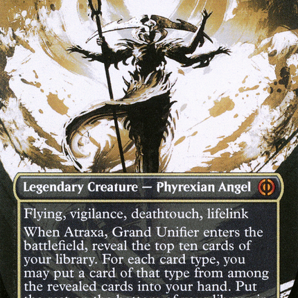 Atraxa, Grand Unifier (Showcase) (Borderless) [Phyrexia: All Will Be One]