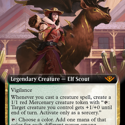 Selvala, Eager Trailblazer (Extended Art) [Outlaws of Thunder Junction] Foil