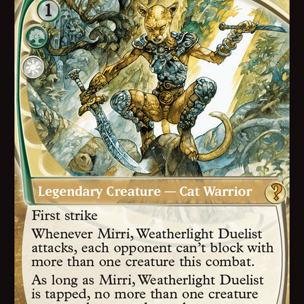 Mirri, Weatherlight Duelist [Mystery Booster 2] Foil