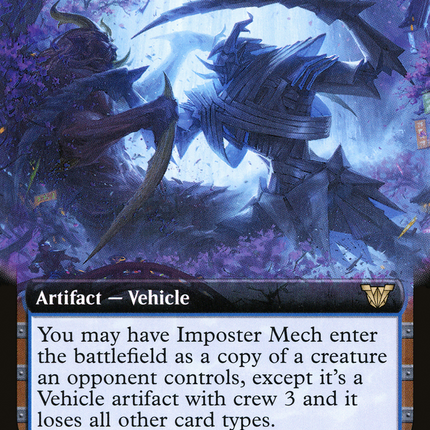 Imposter Mech (Extended Art) [Neon Dynasty Commander]