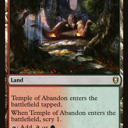 Temple of Abandon [Commander Legends: Battle for Baldur's Gate]