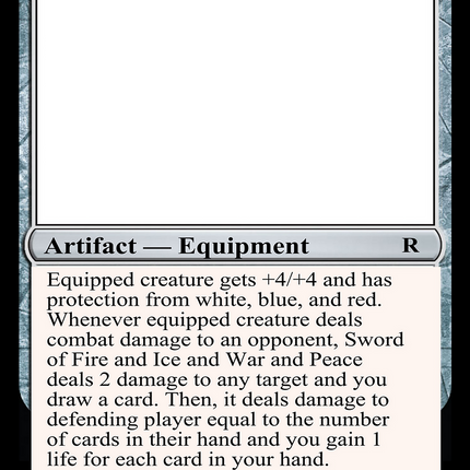 Sword of Fire and Ice and War and Peace [Unknown Event]