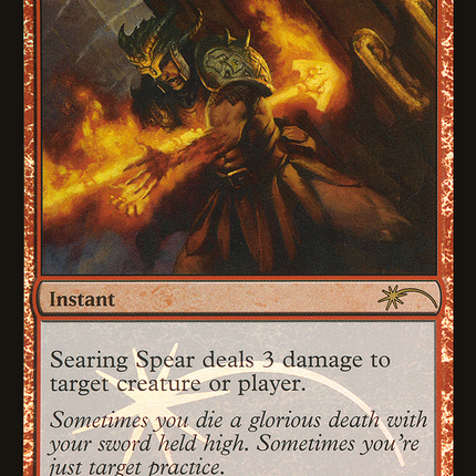Searing Spear [Friday Night Magic 2013] Foil