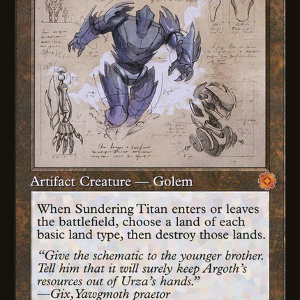 Sundering Titan (Retro) [The Brothers' War Retro Artifacts]