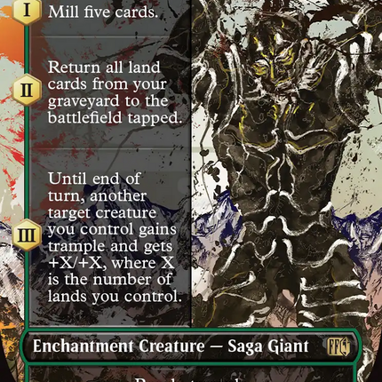 Summon: Titan (Borderless) [FINAL FANTASY] Foil