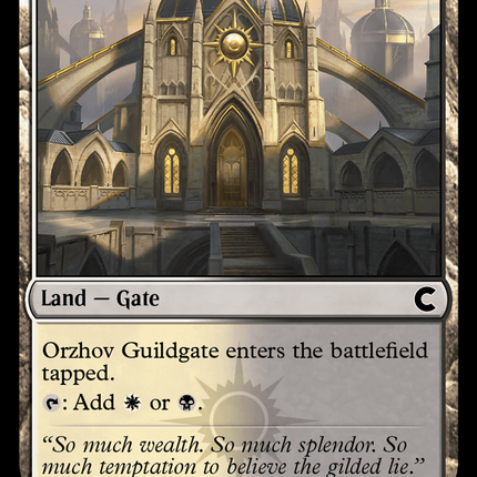 Orzhov Guildgate [Ravnica: Clue Edition]