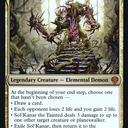 Sol'Kanar the Tainted [Dominaria United Promos] Prerelease Foil