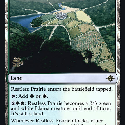 Restless Prairie [The Lost Caverns of Ixalan Promos] Prerelease Foil
