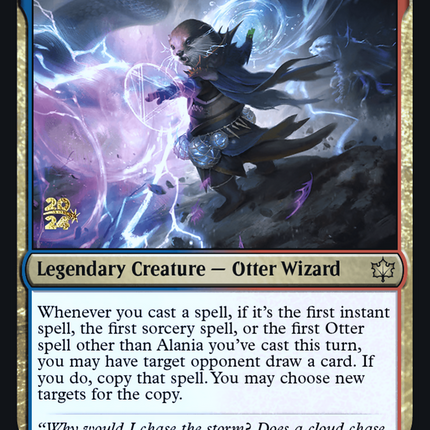 Alania, Divergent Storm [Bloomburrow Promos] Prerelease Foil
