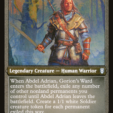 Abdel Adrian, Gorion's Ward [Commander Legends: Battle for Baldur's Gate] Etched Foil
