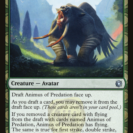 Animus of Predation (draft) [Conspiracy: Take the Crown]