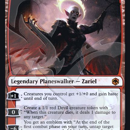Zariel, Archduke of Avernus [Adventures in the Forgotten Realms Promos] Foil