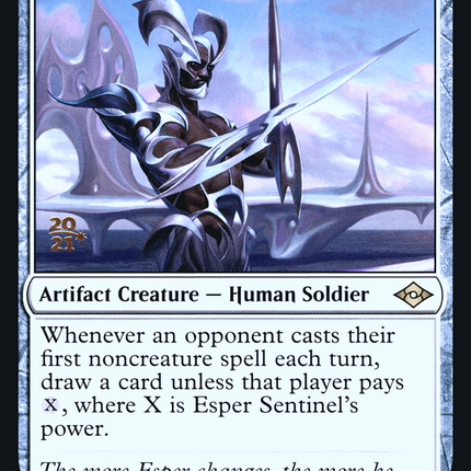 Esper Sentinel [Modern Horizons 2 Promos] Prerelease Foil