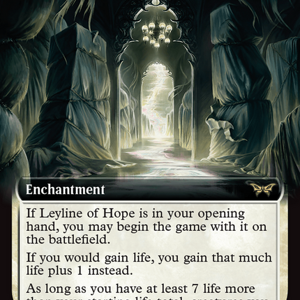 Leyline of Hope (Extended Art) [Duskmourn: House of Horror] Foil