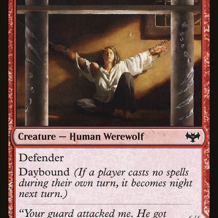 Weary Prisoner // Wrathful Jailbreaker [Innistrad: Crimson Vow]