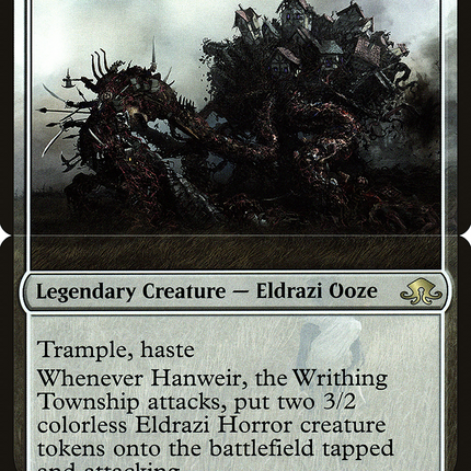 Hanweir, the Writhing Township (mooneldrazidfc) [Eldritch Moon Promos] Prerelease Foil