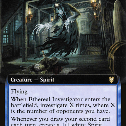 Ethereal Investigator (Extended Art) [Crimson Vow Commander]