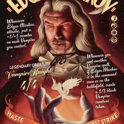 Edgar Markov (Showcase) (Serial Numbered) (Double Rainbow Foil) [Innistrad Remastered]